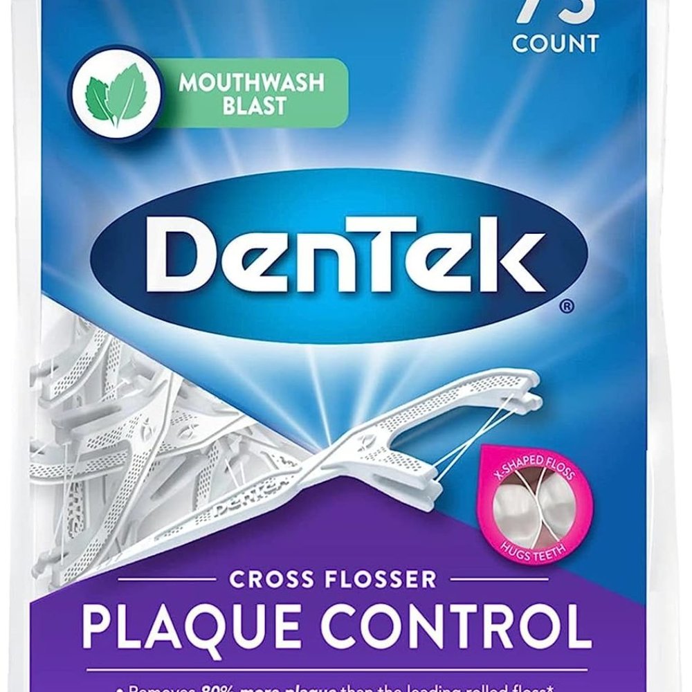 DenTek Cross Flosser Plaque Control Floss Picks